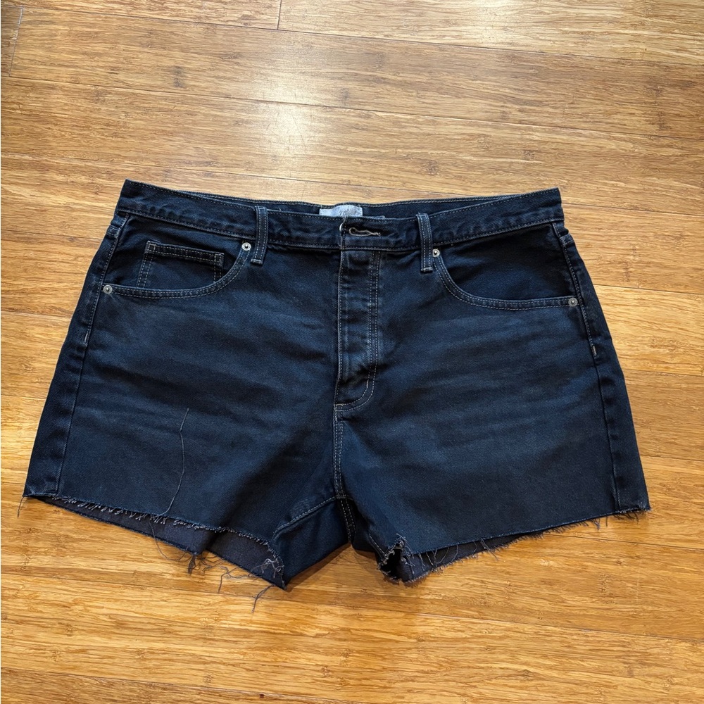 Black Denim Women's Shorts